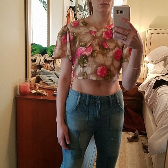 Tops - Revamped vintage crop top